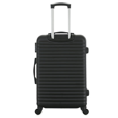 Valise noire de notre collection Potiron Paris, Montparnasse, taille M, de dos
