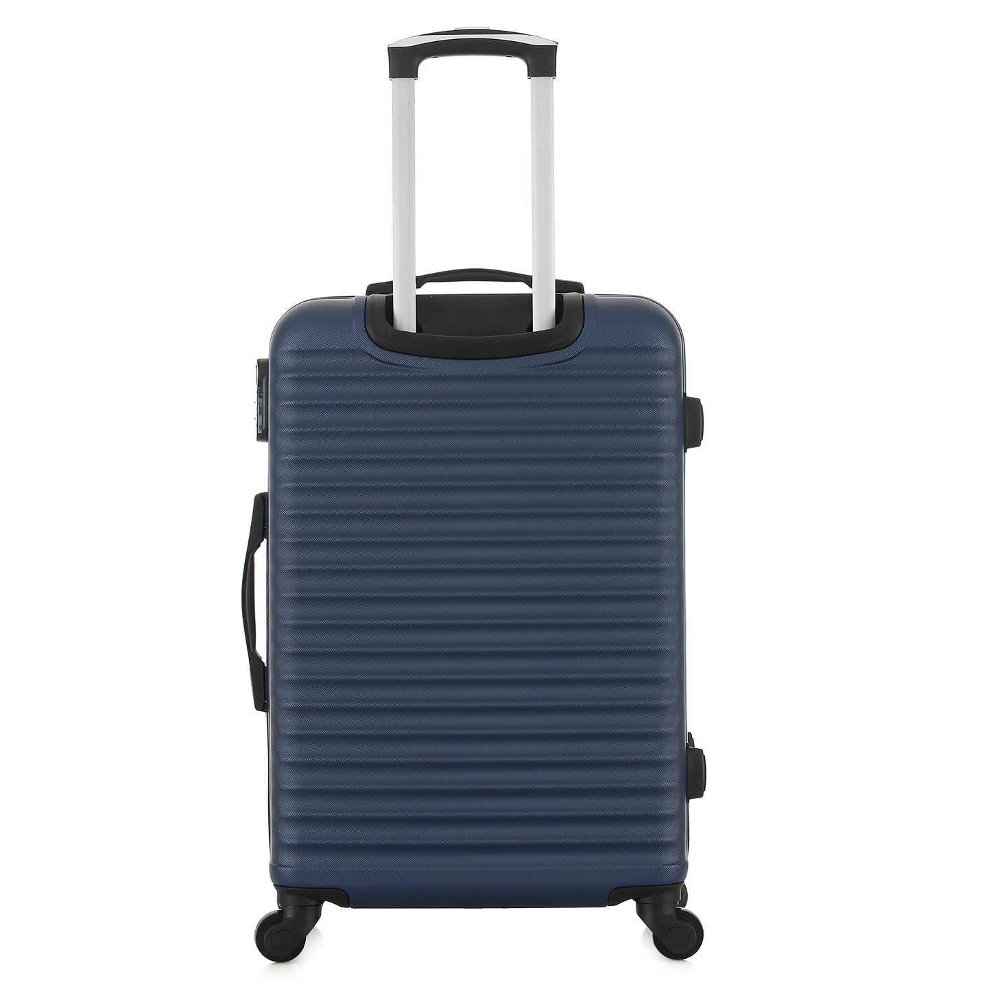 Valise bleue de notre collection Potiron Paris, Montparnasse, taille M, de dos
