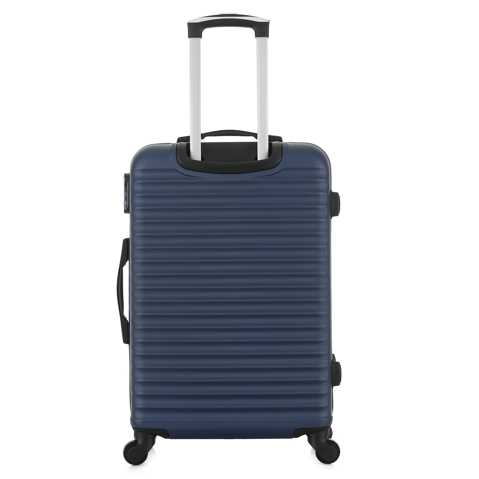 Valise bleue de notre collection Potiron Paris, Montparnasse, taille M, de dos
