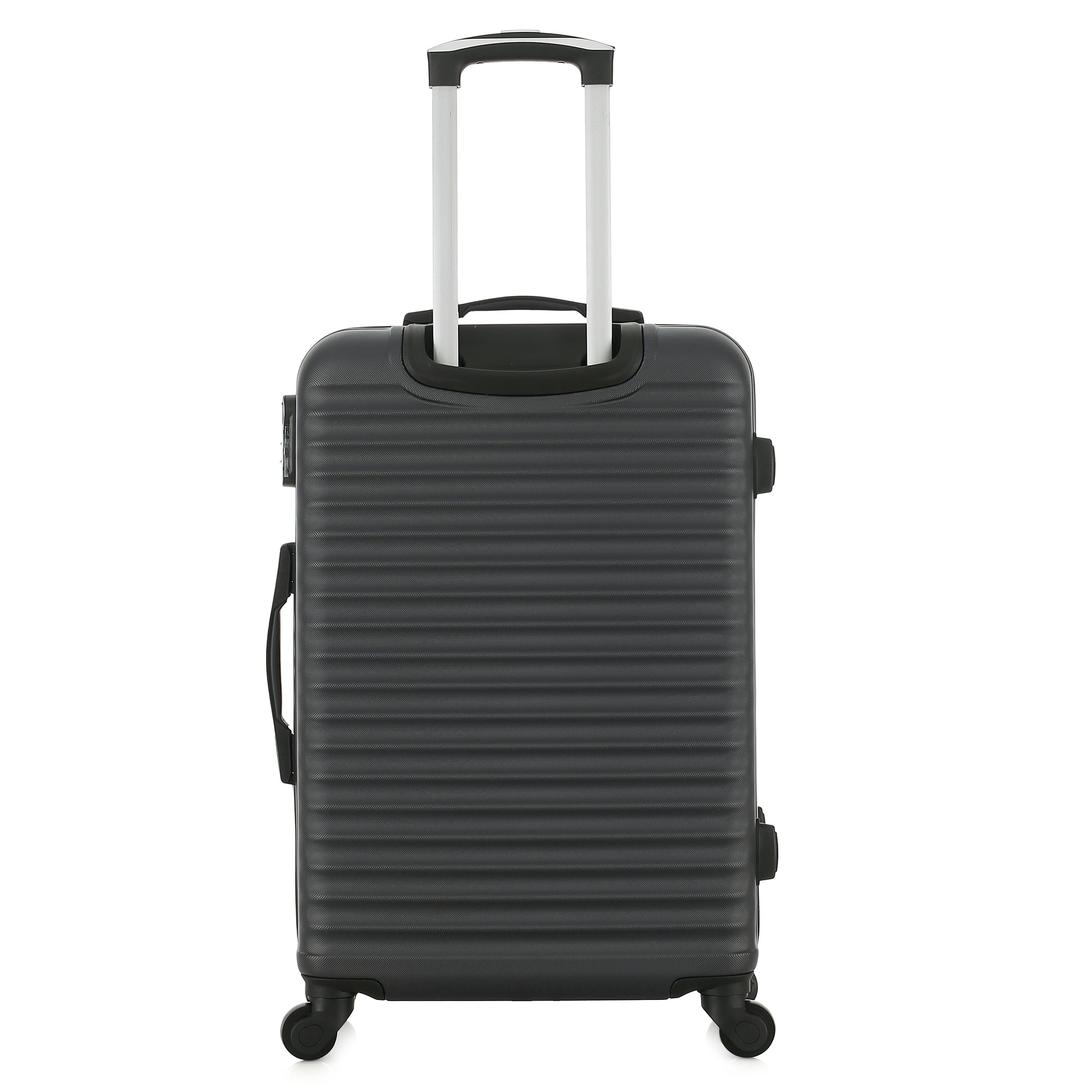 Valise grise de notre collection Potiron Paris, Montparnasse, taille M, de dos
