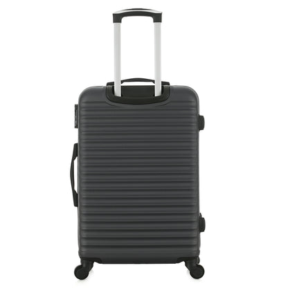 Valise grise de notre collection Potiron Paris, Montparnasse, taille M, de dos
