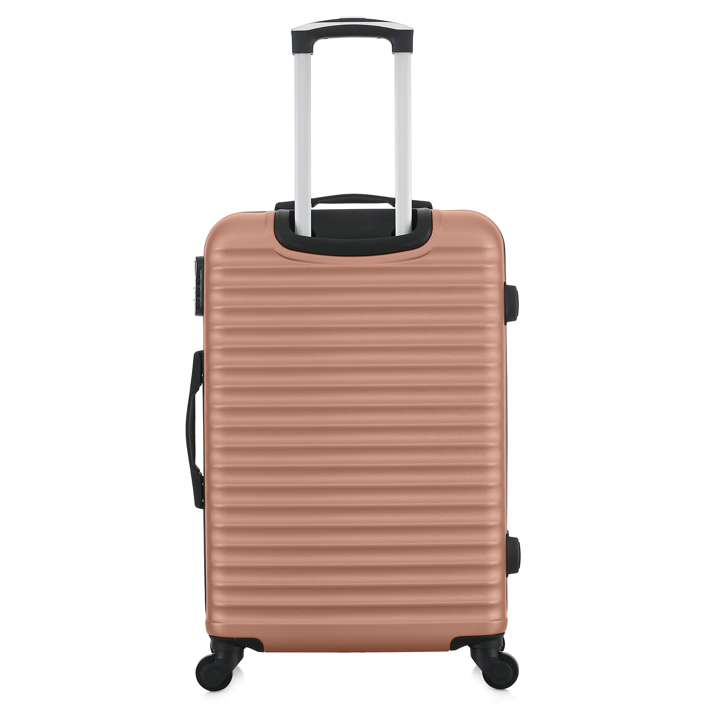 Valise rose de notre collection Potiron Paris, Montparnasse, taille M, de dos
