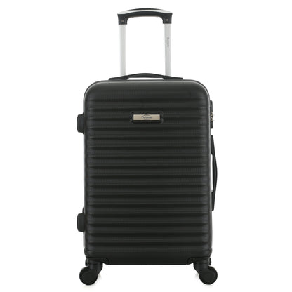 Valise noire de notre collection Potiron Paris, Montparnasse, taille S, de face
