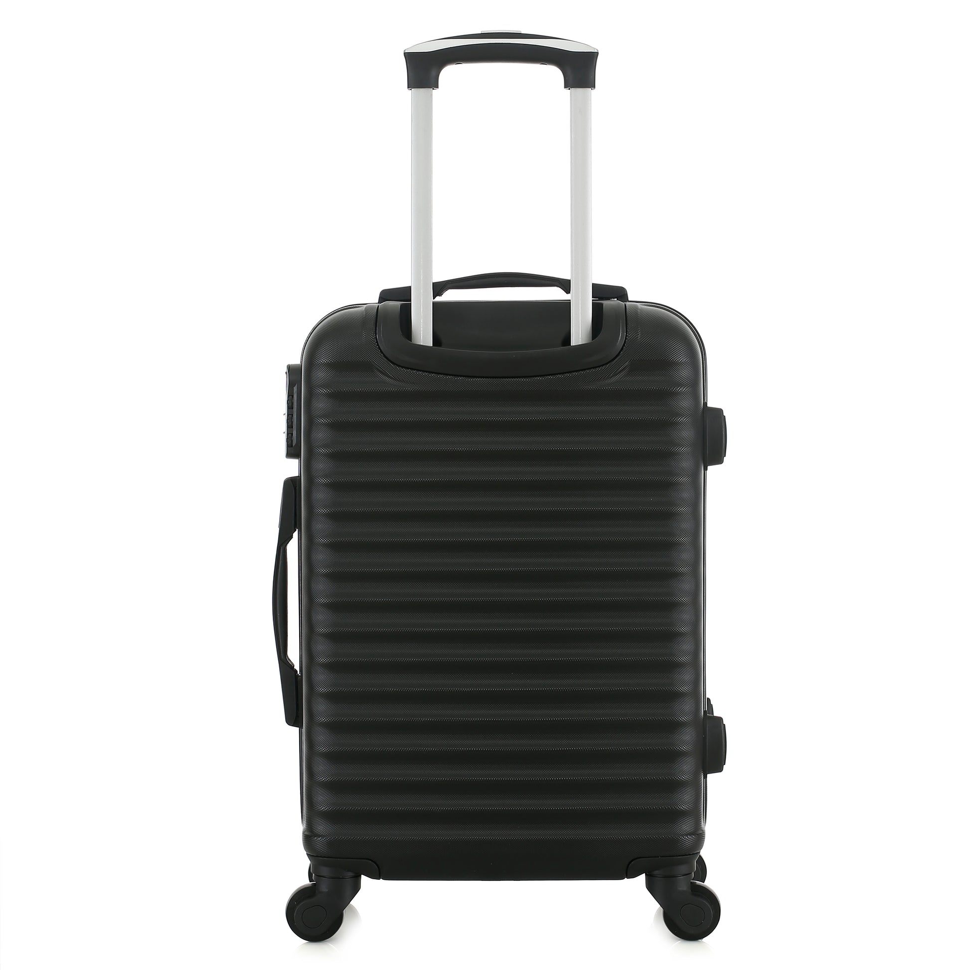 Valise noire de notre collection Potiron Paris, Montparnasse, taille S, de dos
