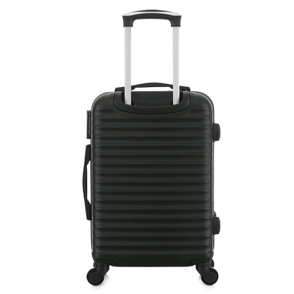 Valise noire de notre collection Potiron Paris, Montparnasse, taille S, de dos
