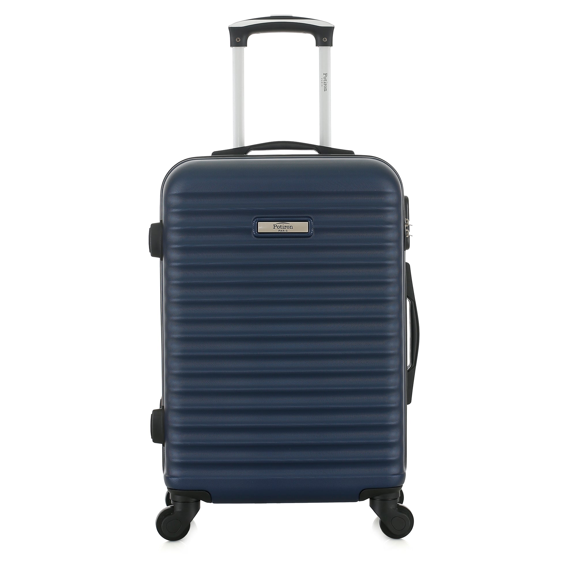 Valise bleue de notre collection Potiron Paris, Montparnasse, taille S, de face
