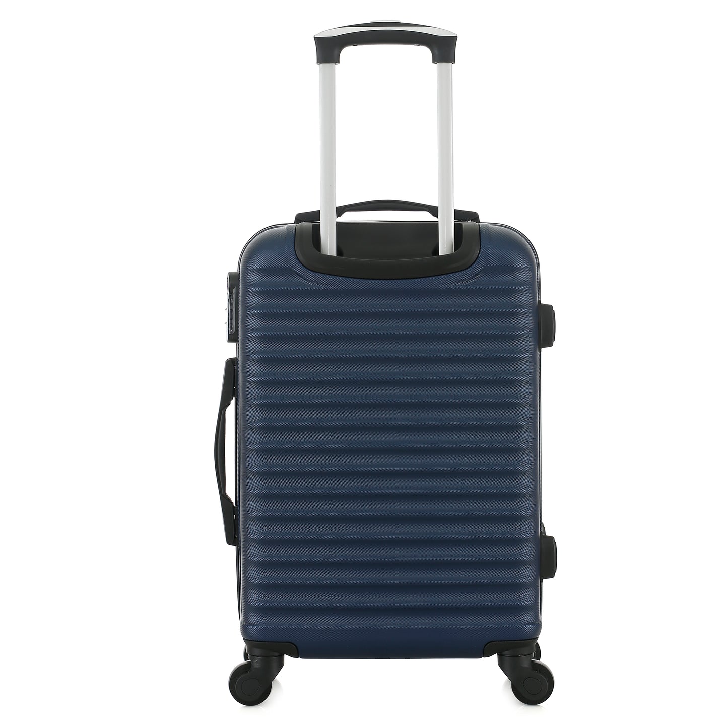 Valise bleue de notre collection Potiron Paris, Montparnasse, taille S, de dos
