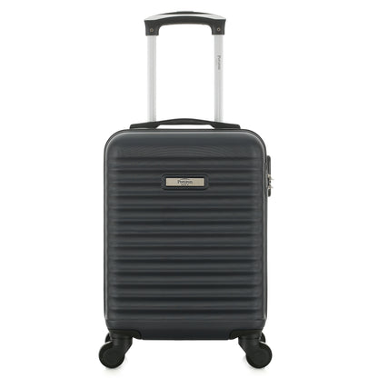 Valise grise de notre collection Potiron Paris, Montparnasse, taille XS, de face
