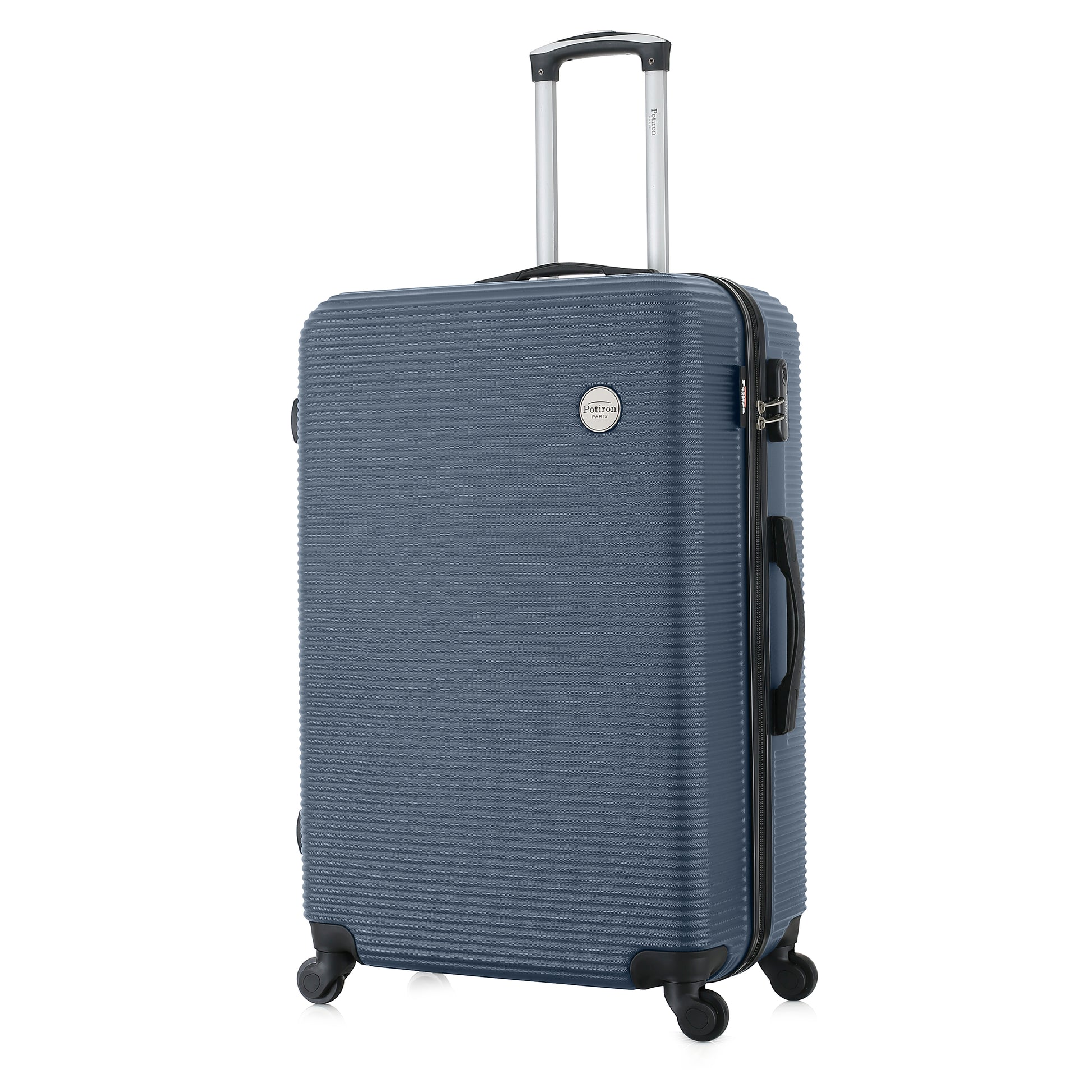 Valise bleue de notre collection Potiron Paris, Opera, taille L, de 3/4
