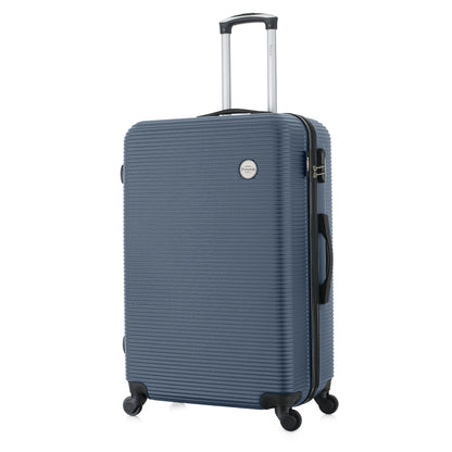 Valise bleue de notre collection Potiron Paris, Opera, taille L, de 3/4
