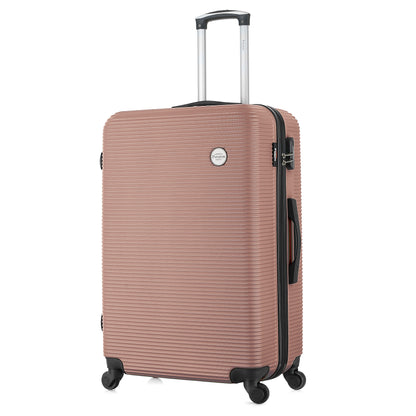 Valise rose de notre collection Potiron Paris, Opera, taille L, de 3/4
