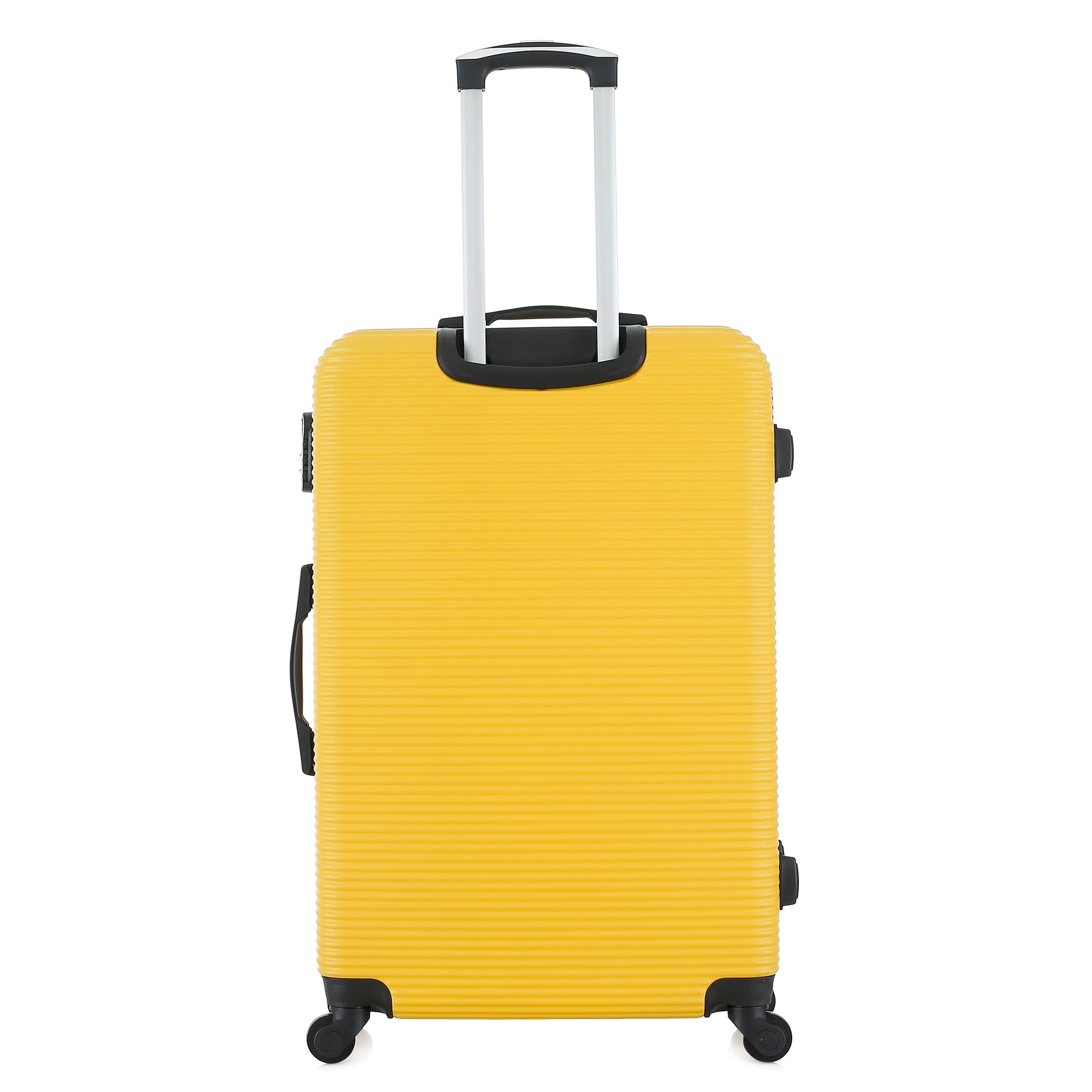 Valise jaune de notre collection Potiron Paris, Opera, taille L, de dos
