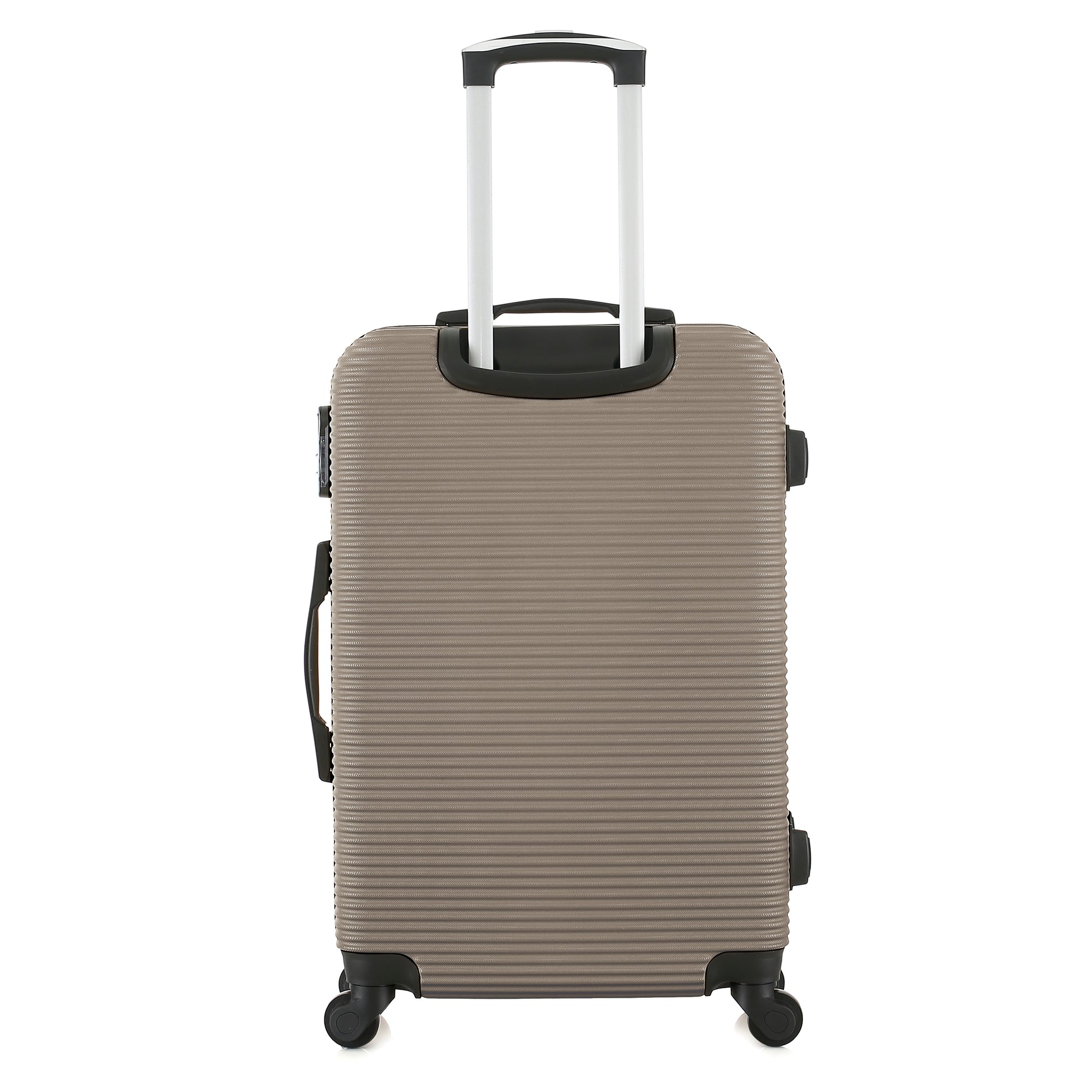 Valise beige de notre collection Potiron Paris, Opera, taille M, de dos
