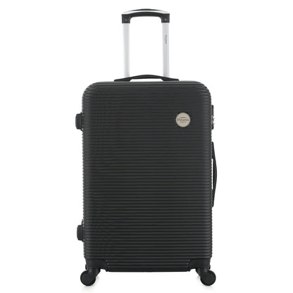 Valise black de notre collection Potiron Paris, Opera, taille M, de face
