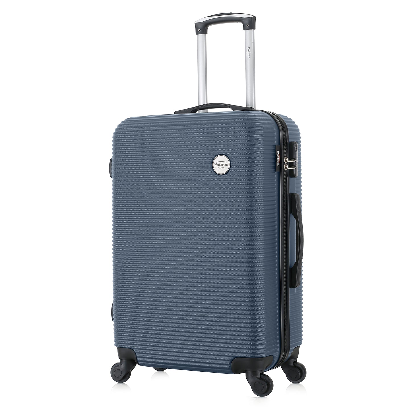 Valise bleue de notre collection Potiron Paris, Opera, taille M, de 3/4
