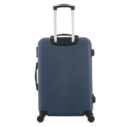 Valise bleue de notre collection Potiron Paris, Opera, taille M, de dos
