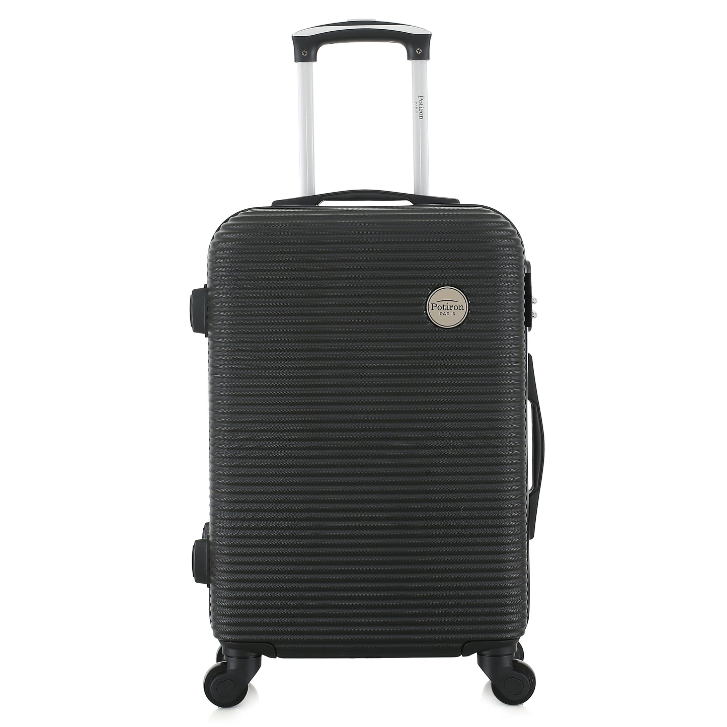 Valise noire de notre collection Potiron Paris, Opera, taille S, de face
