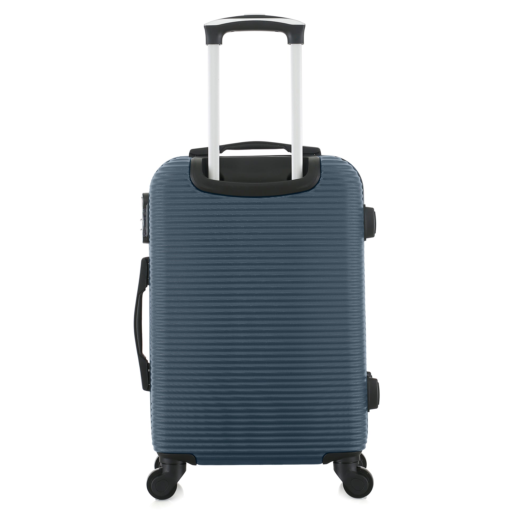 Valise bleue de notre collection Potiron Paris, Opera, taille S, de dos
