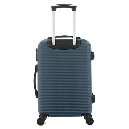 Valise bleue de notre collection Potiron Paris, Opera, taille S, de dos
