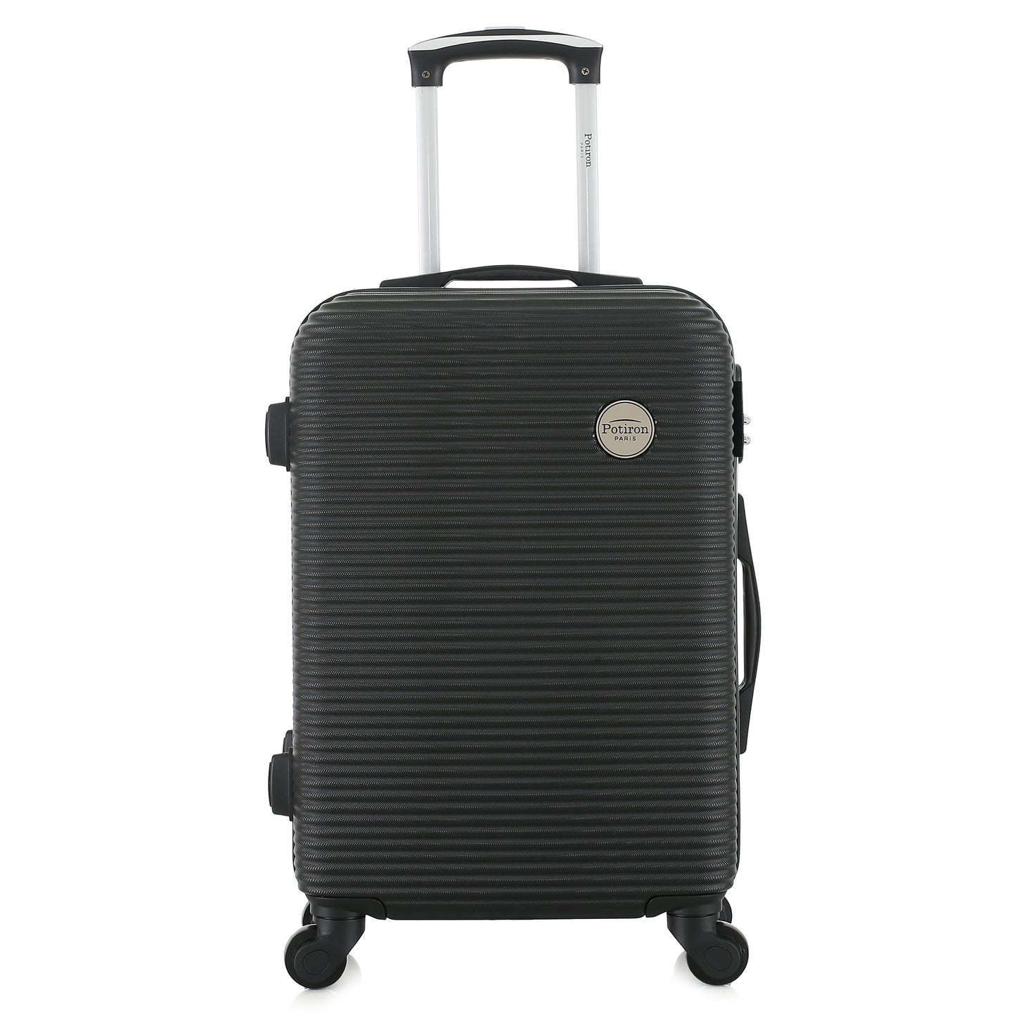 Valise grise de notre collection Potiron Paris, Opera, taille S, de face
