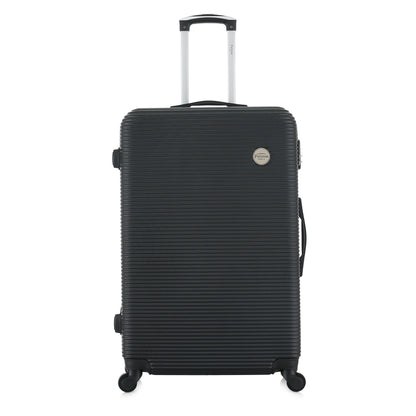 Grande valise noire de face
