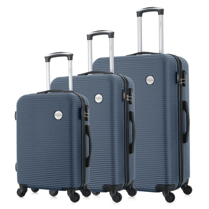 Set de valises bleues de notre collection Potiron Paris, Opera, de 3/4
