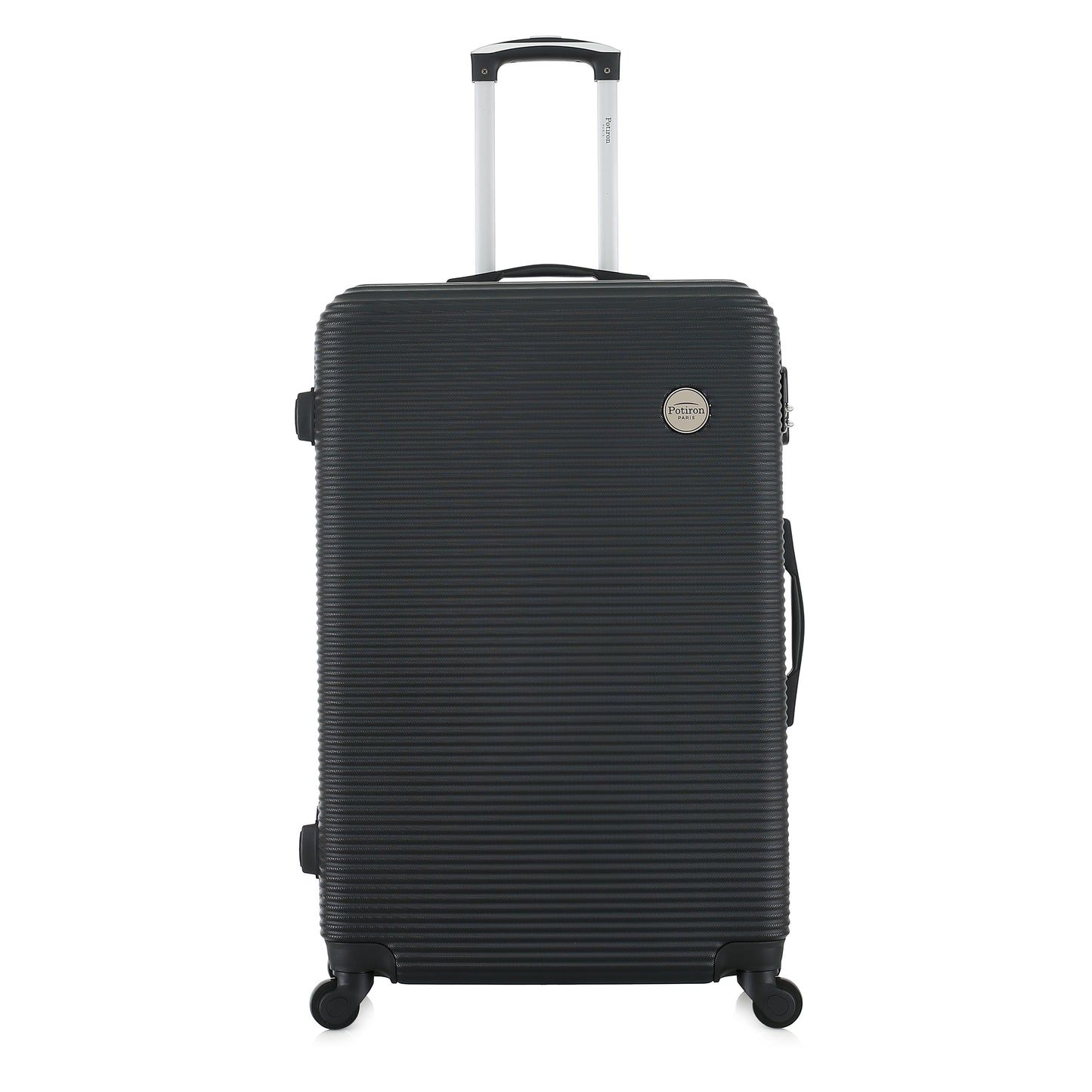 Grande valise grise de face
