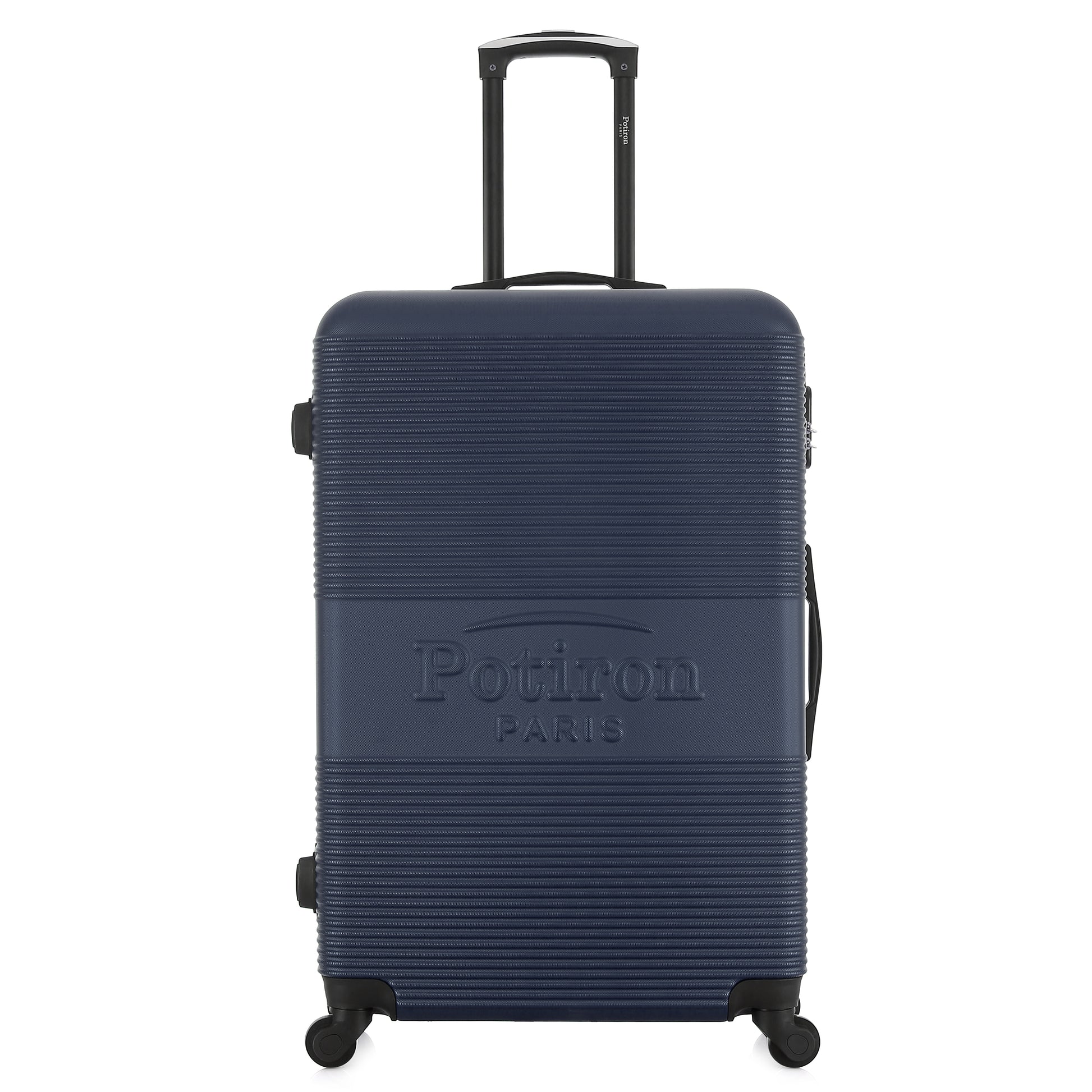 Valise bleue de notre collection Potiron Paris, Paris, taille L, de face
