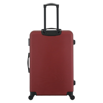 Valise bordeaux de notre collection Potiron Paris, Paris, taille L, de dos
