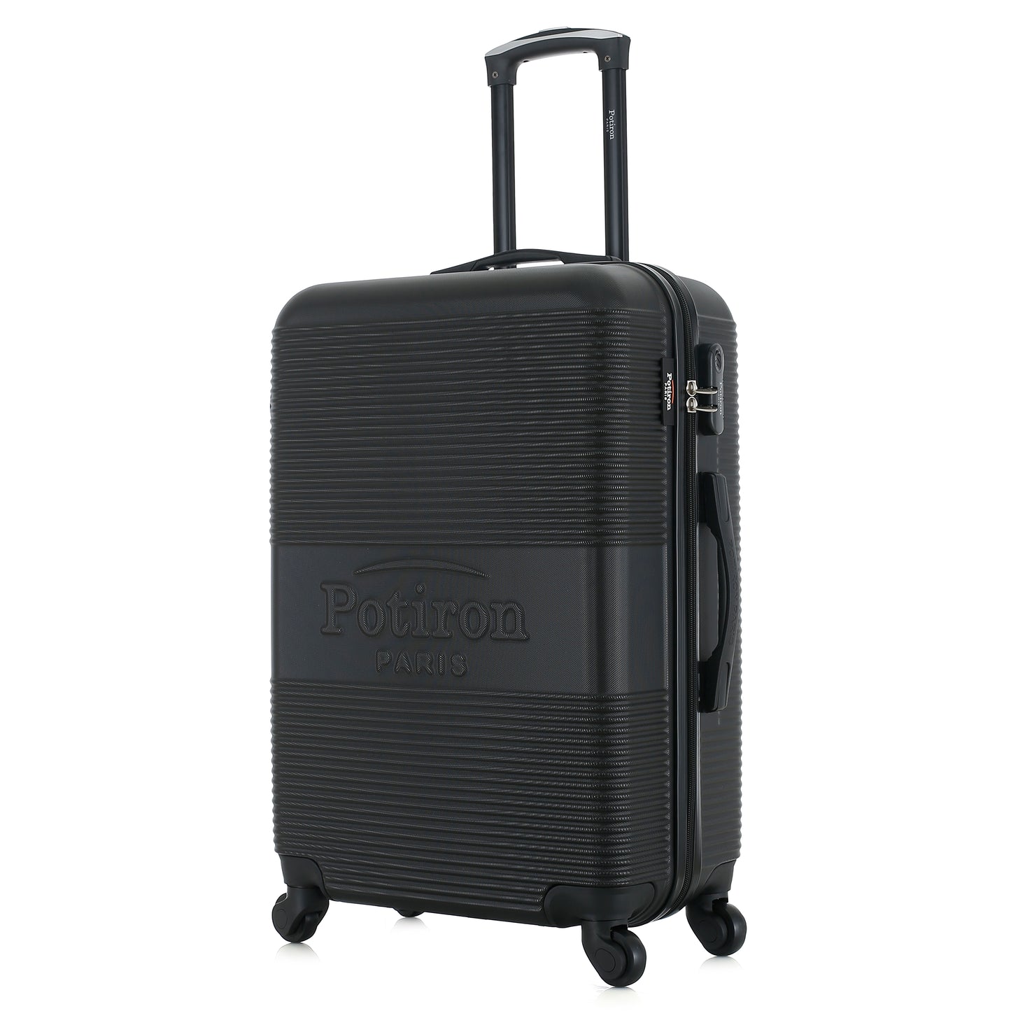 Valise noire de notre collection Potiron Paris, Paris, taille M, de 3/4
