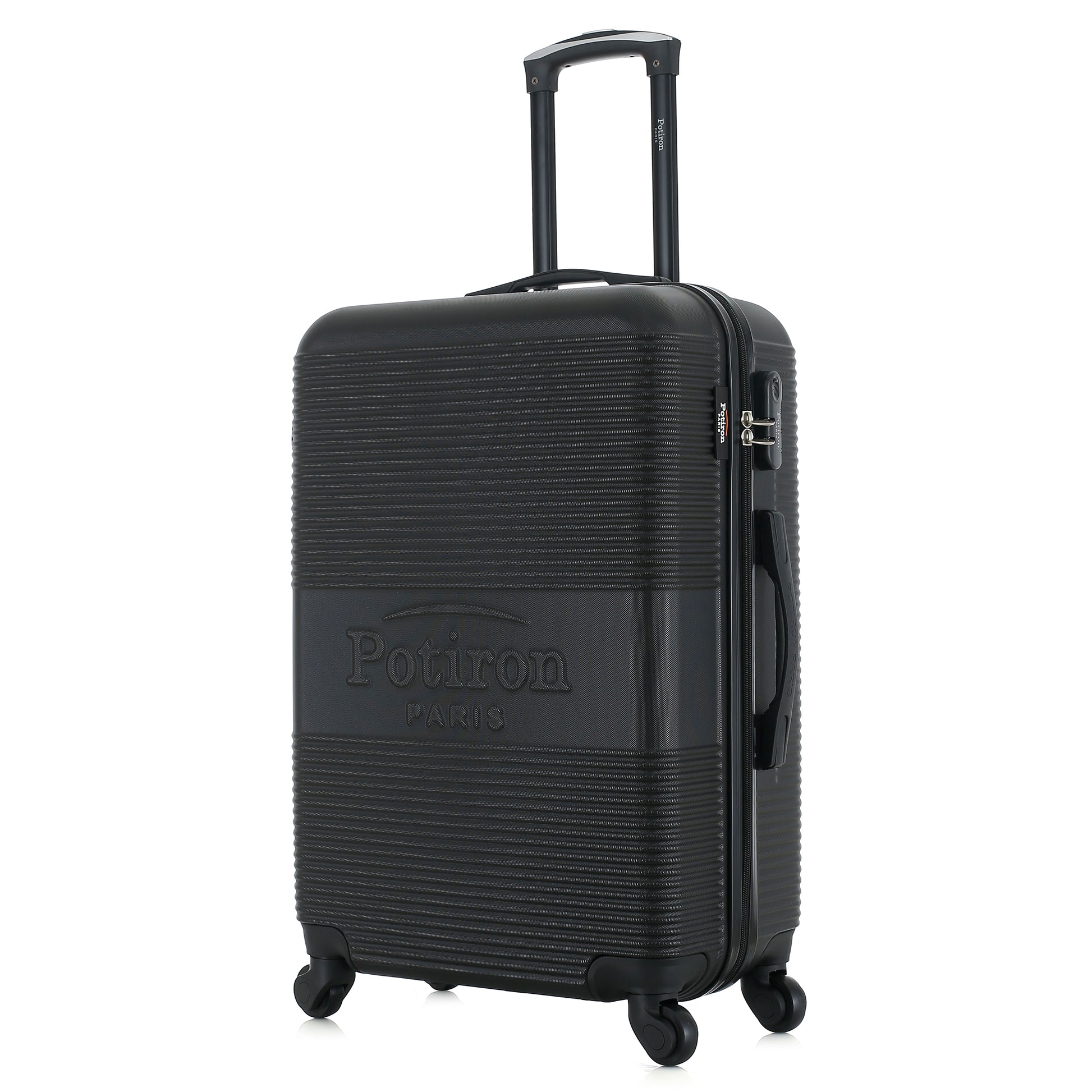 Valise noire de notre collection Potiron Paris, Paris, taille M, de 3/4
