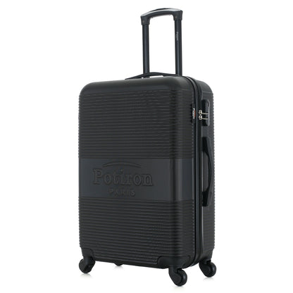 Valise noire de notre collection Potiron Paris, Paris, taille M, de 3/4
