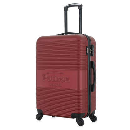 Valise bordeaux de notre collection Potiron Paris, Paris, taille M, de 3/4
