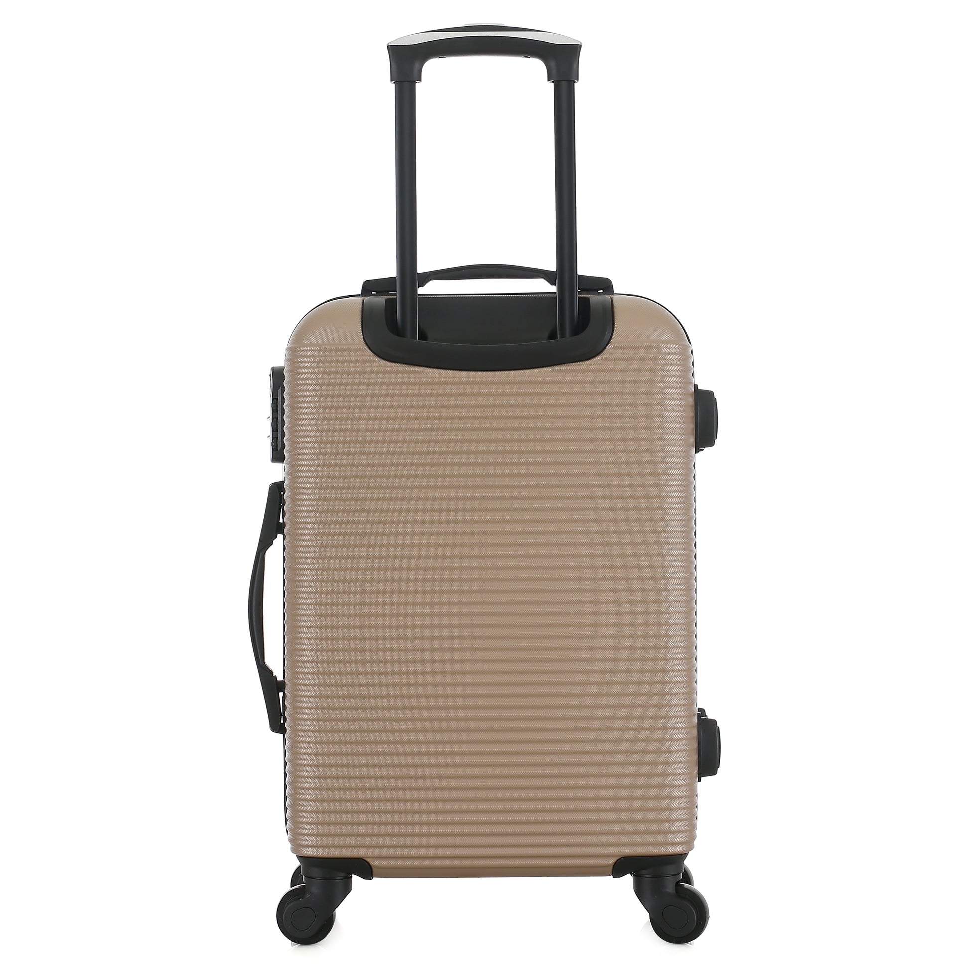 Valise beige de notre collection Potiron Paris, Paris, taille S, de dos
