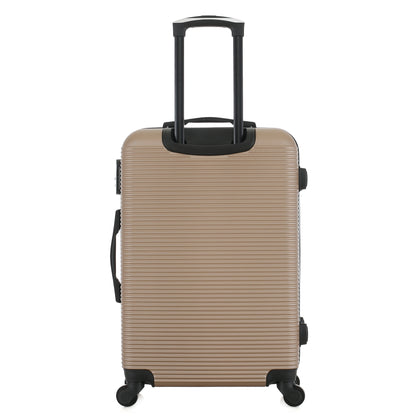 Valise beige de notre collection Potiron Paris, Paris, taille S, de dos
