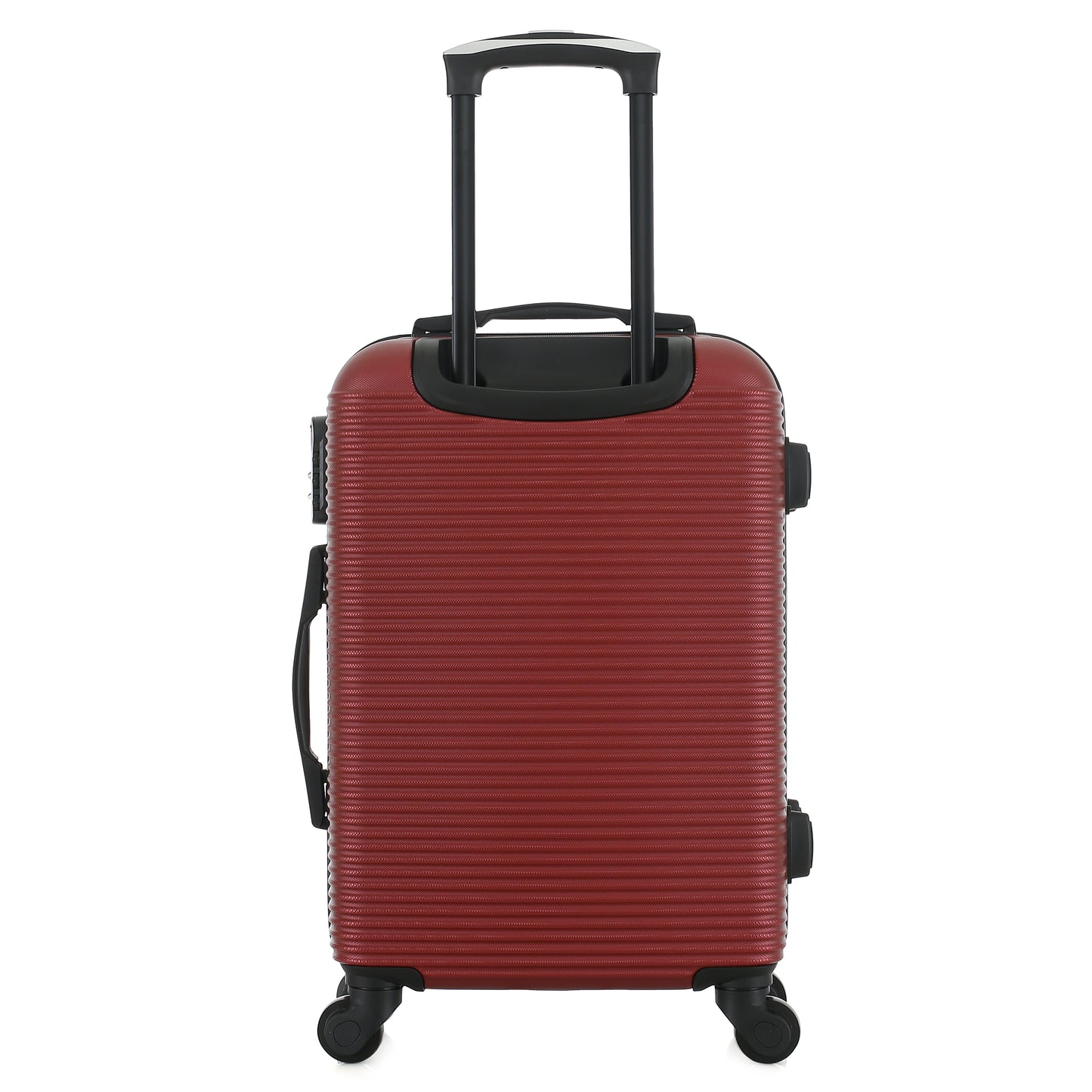 Valise bordeaux de notre collection Potiron Paris, Paris, taille S, de dos
