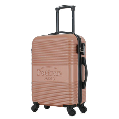 Valise rose de notre collection Potiron Paris, Paris, taille S, de 3/4
