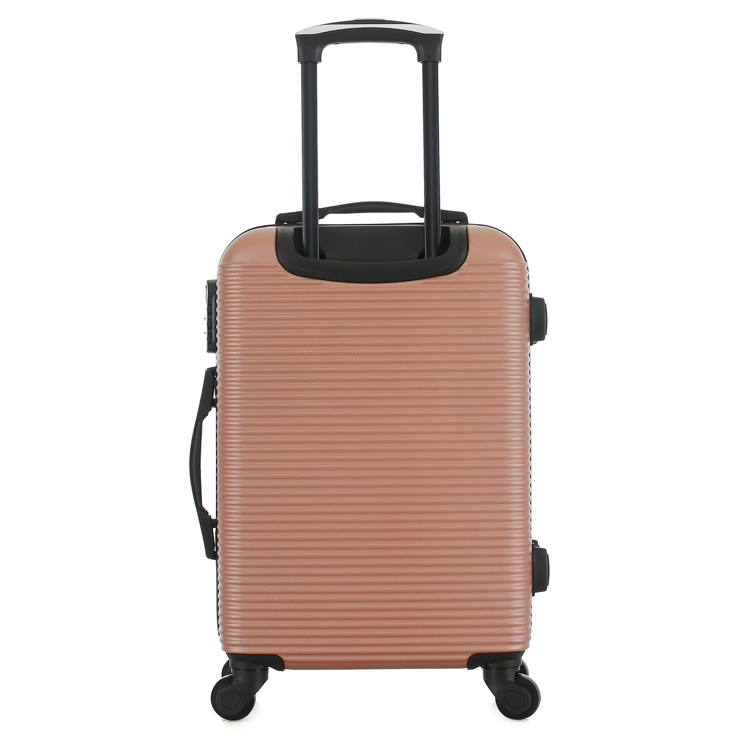 Valise rose de notre collection Potiron Paris, Paris, taille S, de dos
