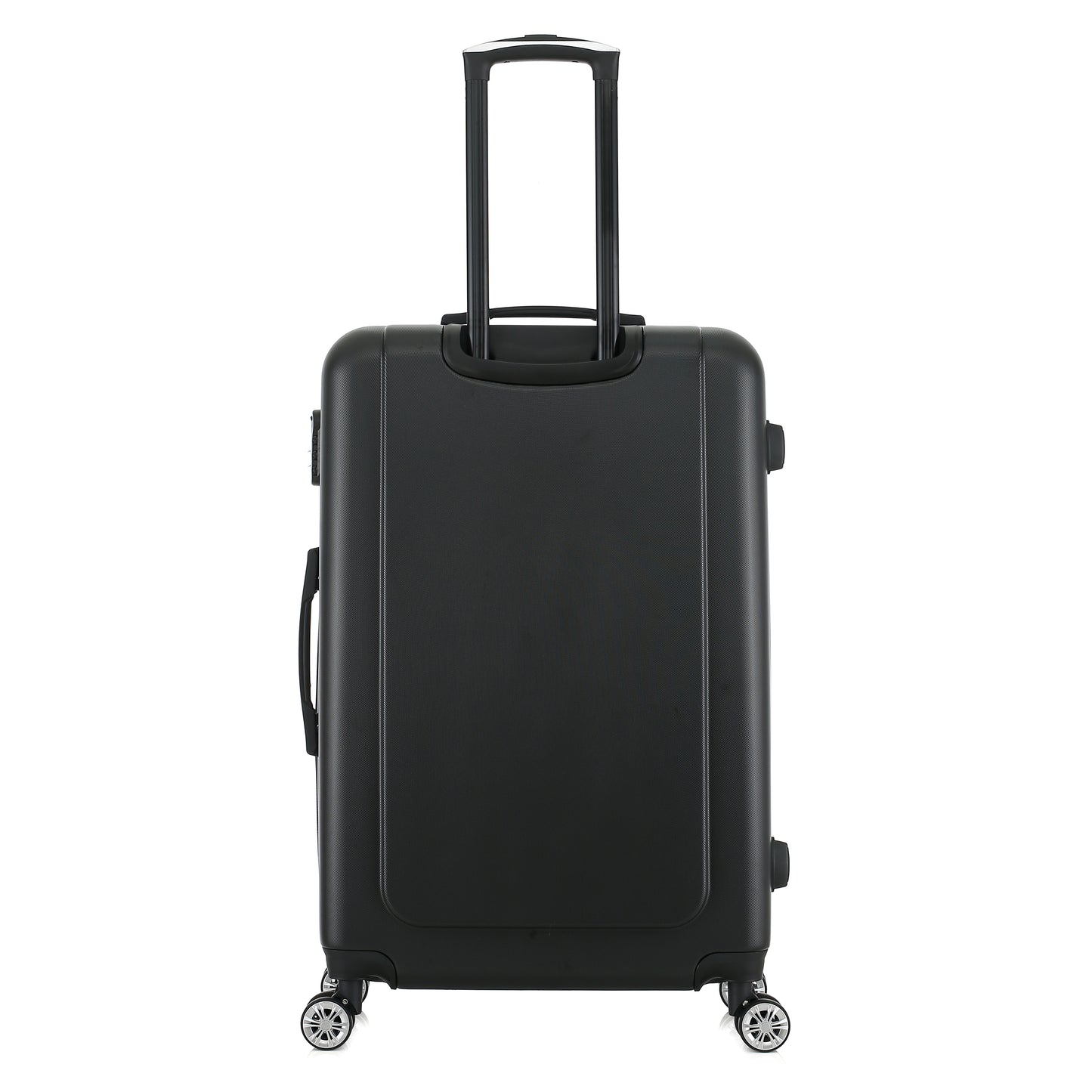 Valise noire de notre collection Georges Rech, Rome, taille L, de dos