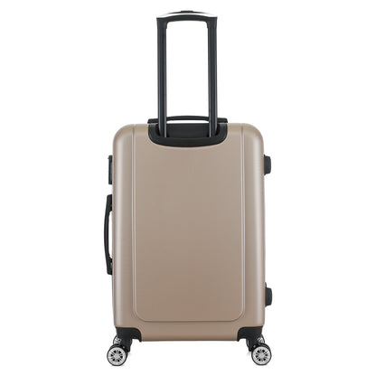 Valise beige de notre collection Georges Rech, Rome, taille M, de dos