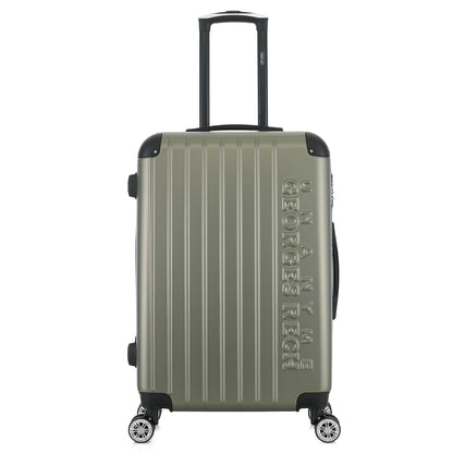 Valise kaki de notre collection Georges Rech, Rome, taille M, de face