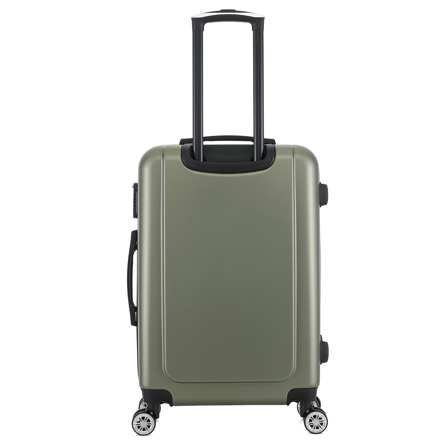 Valise kaki de notre collection Georges Rech, Rome, taille M, de dos