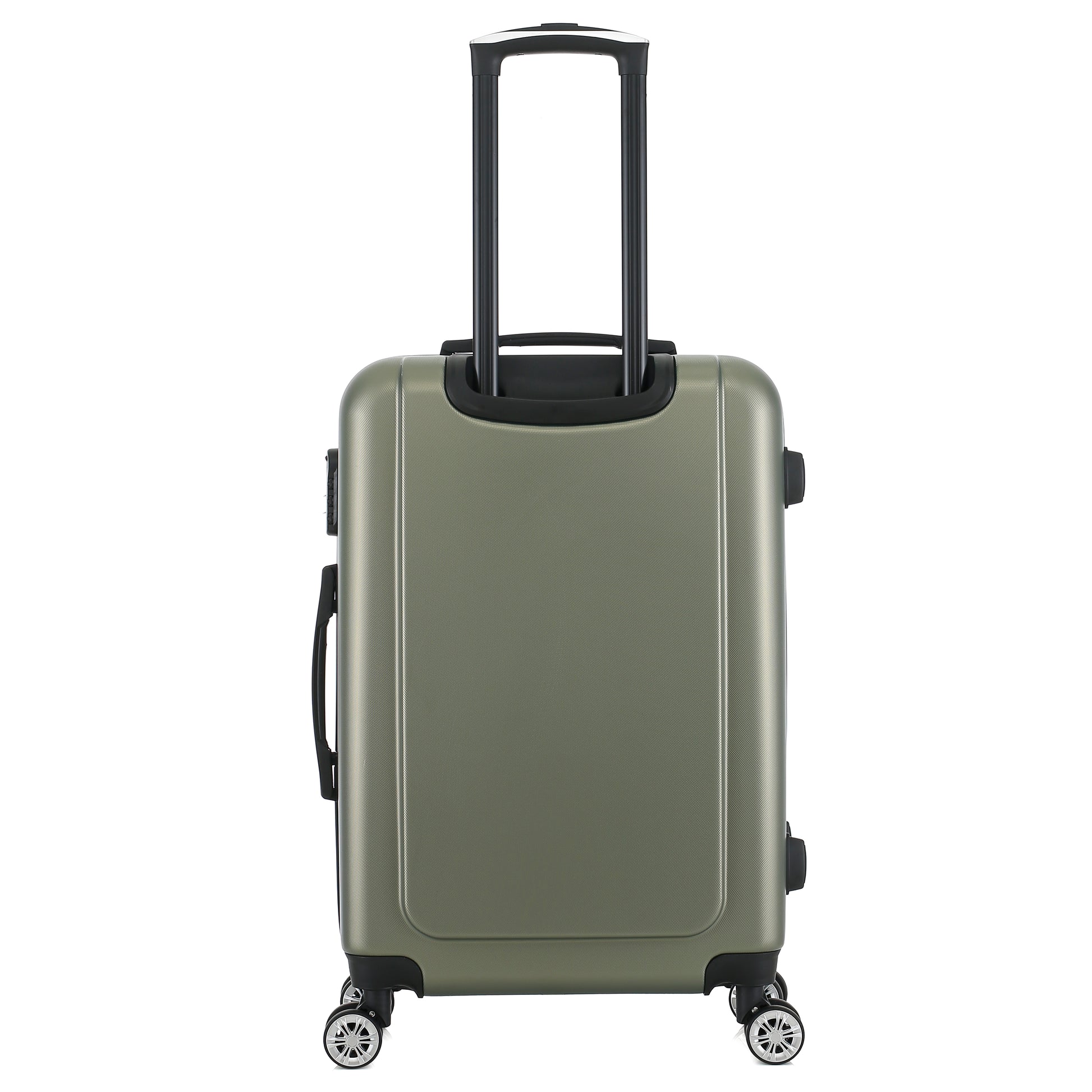 Valise kaki de notre collection Georges Rech, Rome, taille M, de dos