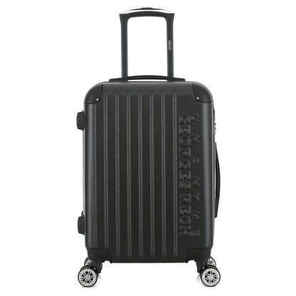 Valise noire de notre collection Georges Rech, Rome, taille S, de face
