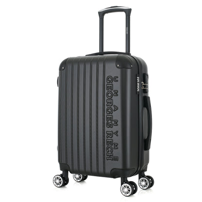 Valise noire de notre collection Georges Rech, Rome, taille S, de 3/4