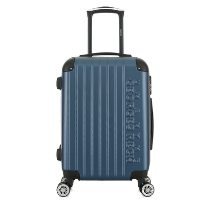 Valise bleue de notre collection Georges Rech, Rome, taille S, de face