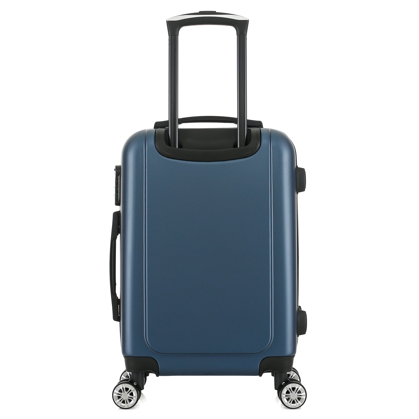 Valise bleue de notre collection Georges Rech, Rome, taille S, de dos