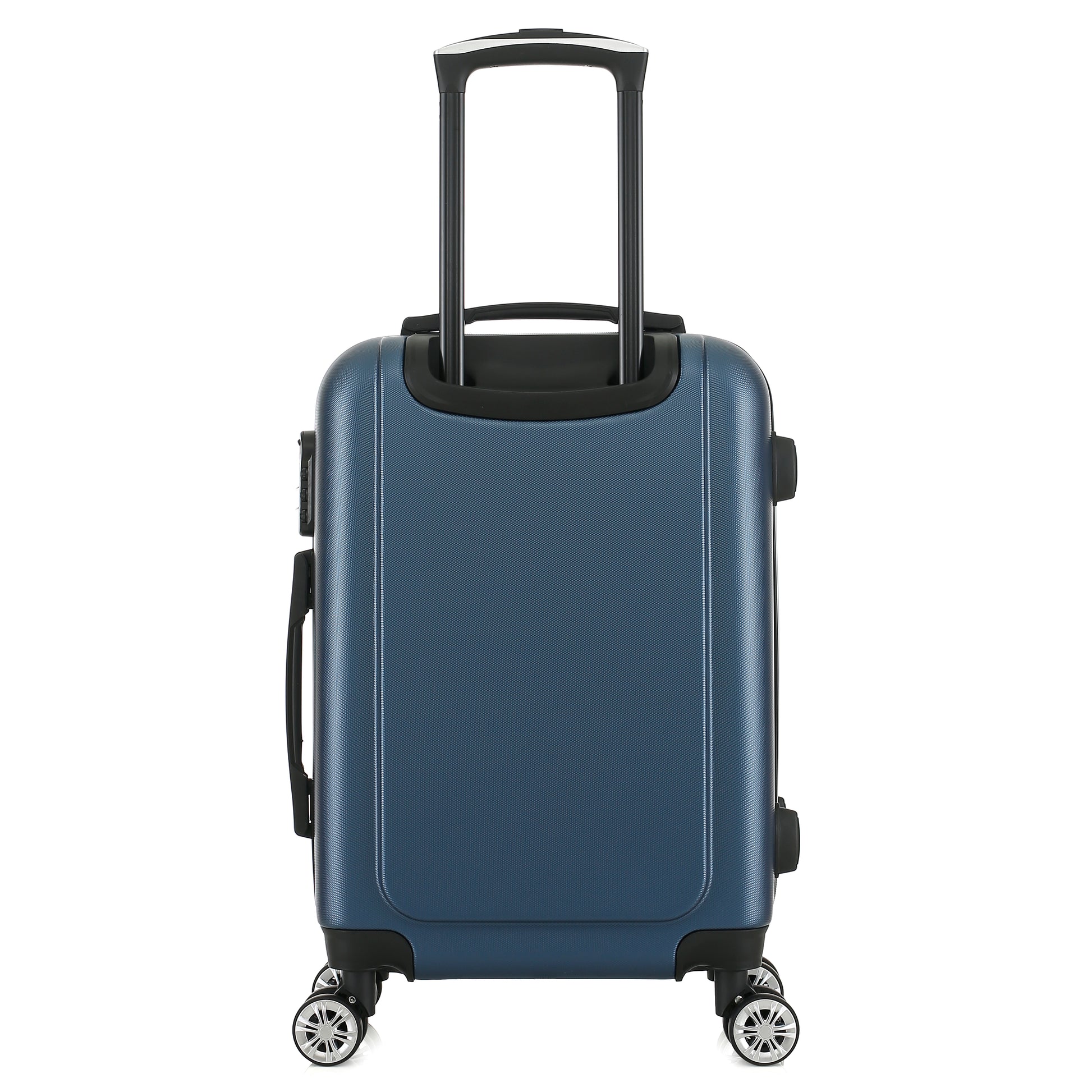 Valise bleue de notre collection Georges Rech, Rome, taille S, de dos