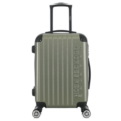 Valise kaki de notre collection Georges Rech, Rome, taille S, de face