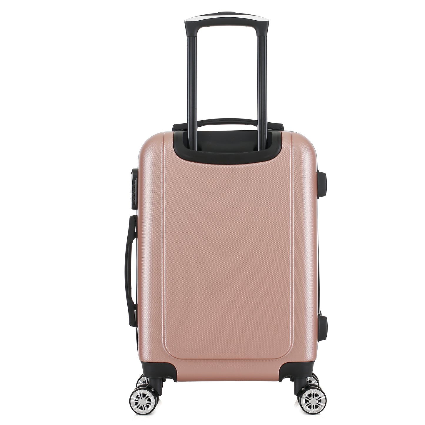 Valise rose de notre collection Georges Rech, Rome, taille S, de dos